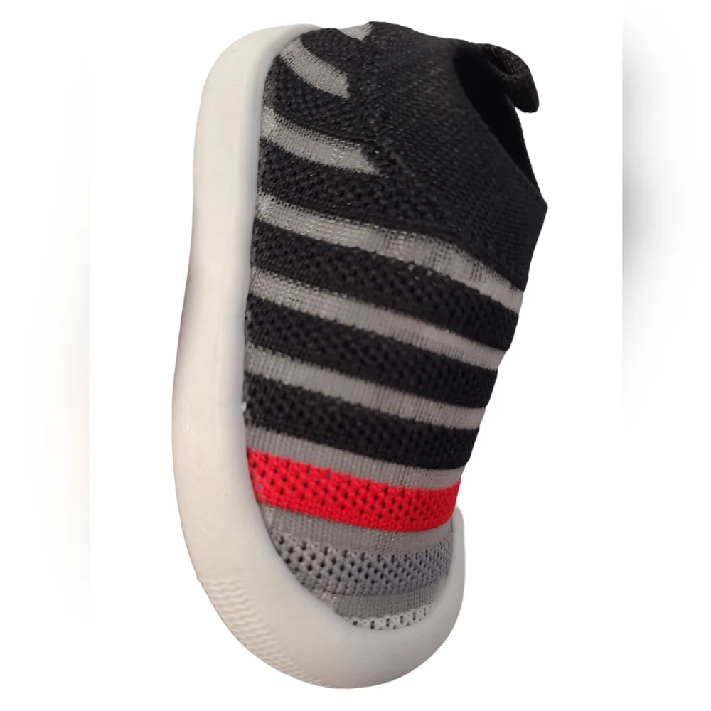 Baby Shoes Boy Girl Infant Striped Sneakers Non Slip First Walkers 9-12 Months